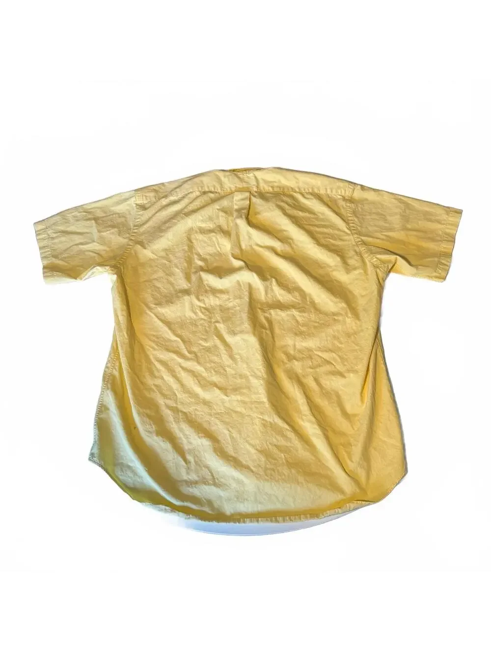 Polo Ralph Lauren Blake Fit Yellow Oxford Short Sleeve Button Down Sz L